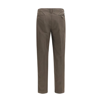 Brown Cotton Cargo Pants