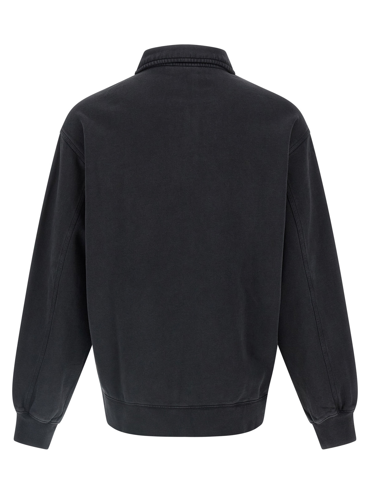 Black Cotton Sweatshirt