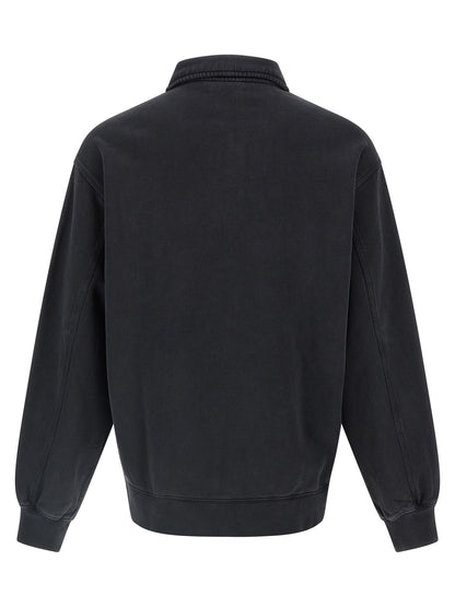 Black Cotton Sweatshirt