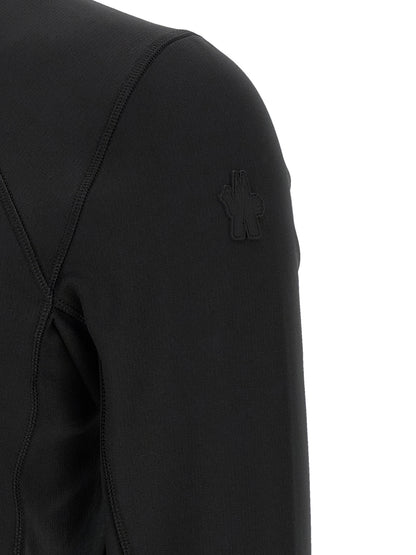 Black Polyester Cardigan