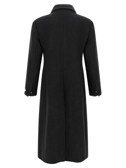 Gray Virgin Wool Coat
