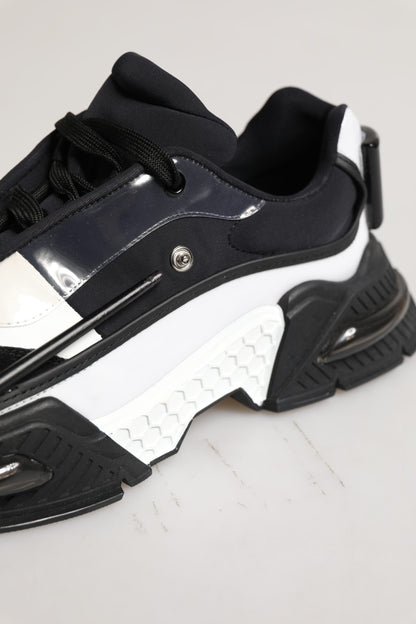 White Black Logo Airmaster Men Sneakers Shoes