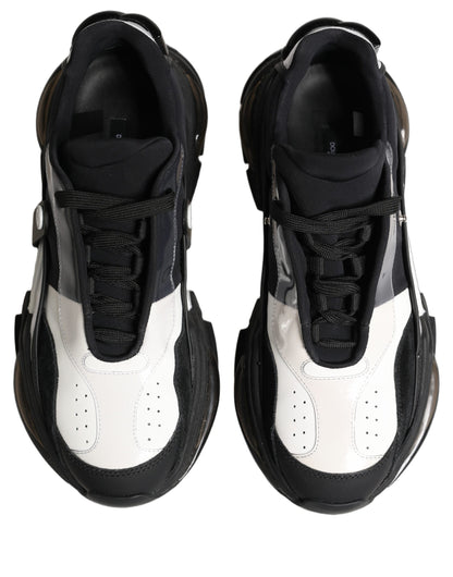 White Black Logo Airmaster Men Sneakers Shoes
