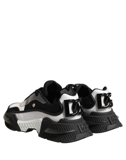 White Black Logo Airmaster Men Sneakers Shoes
