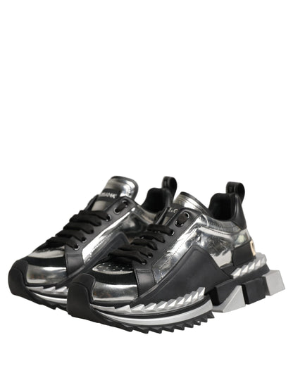 Black Two-Tone Super King Men Sneakers Shoes