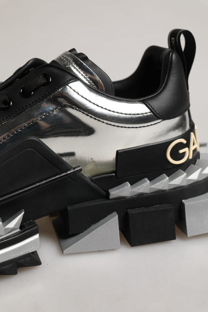 Black Two-Tone Super King Men Sneakers Shoes