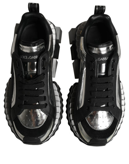 Black Two-Tone Super King Men Sneakers Shoes