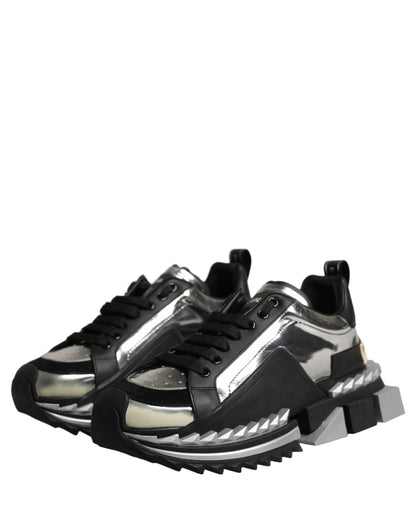Black Two-Tone Super King Men Sneakers Shoes