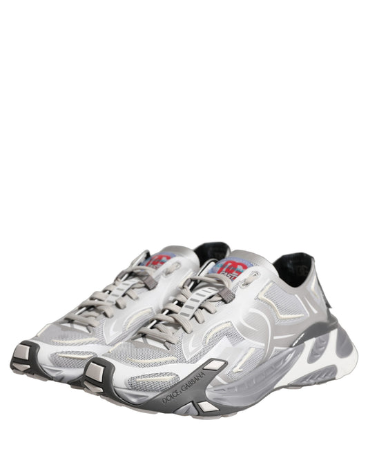 Gray Panelled Low Top Men Sneakers Shoes