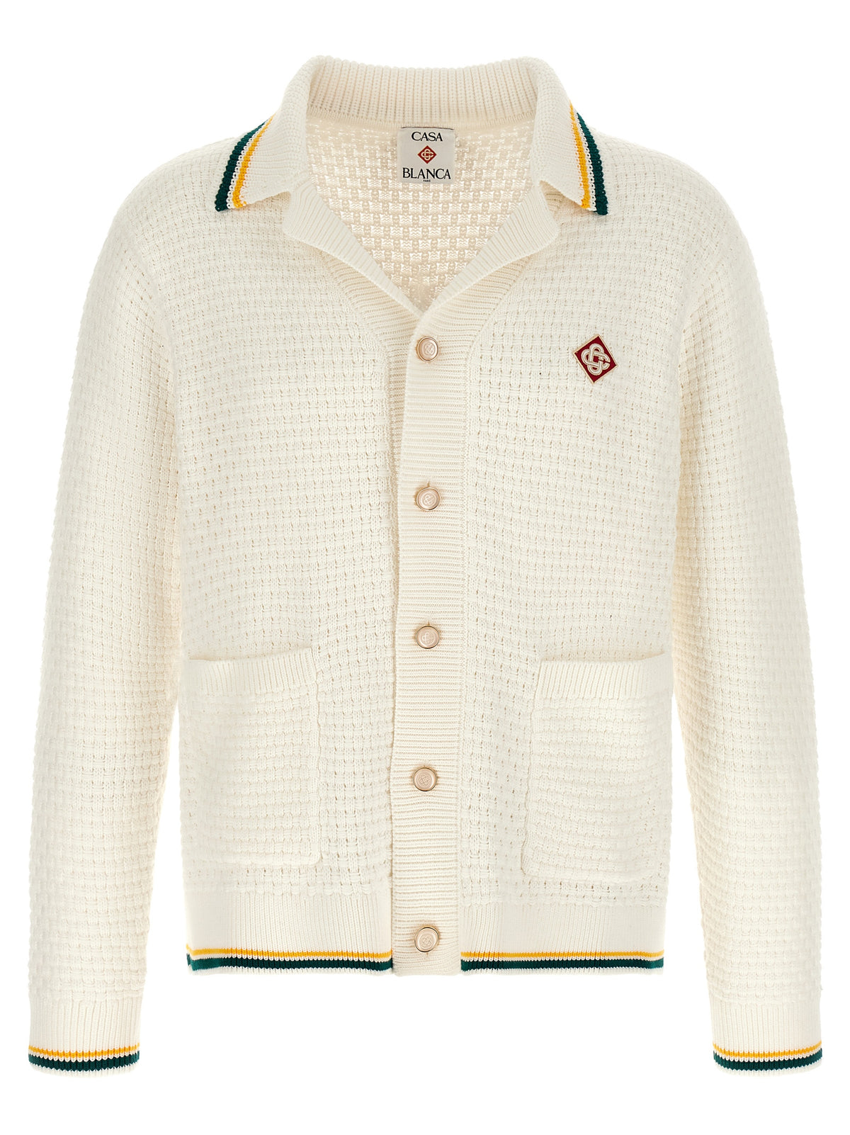 White Cotton Cardigan