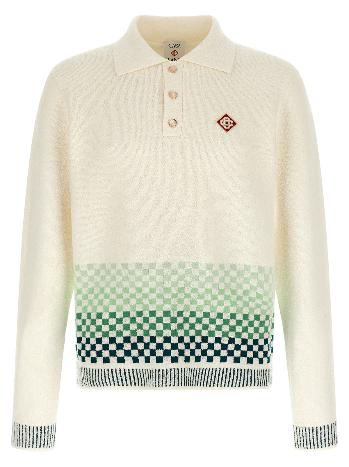 Bicolor Cotton Polo Shirt