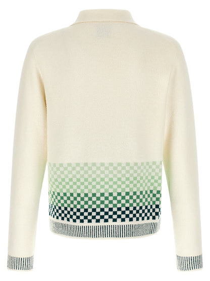 Bicolor Cotton Polo Shirt