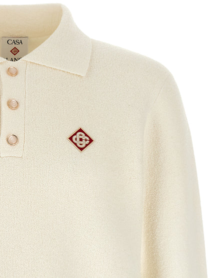 Bicolor Cotton Polo Shirt