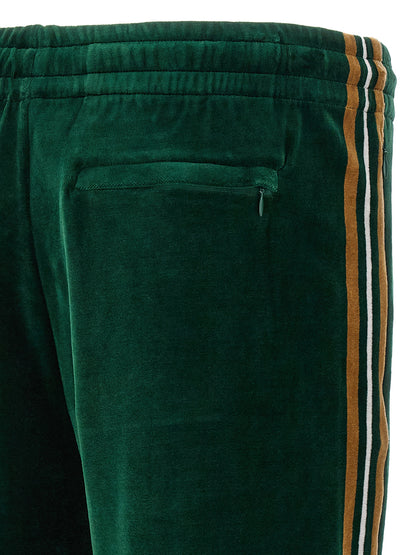 Bicolor Cotton Casual Pants