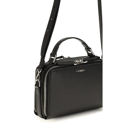 Black Calf Leather Bos Taurus Handbag