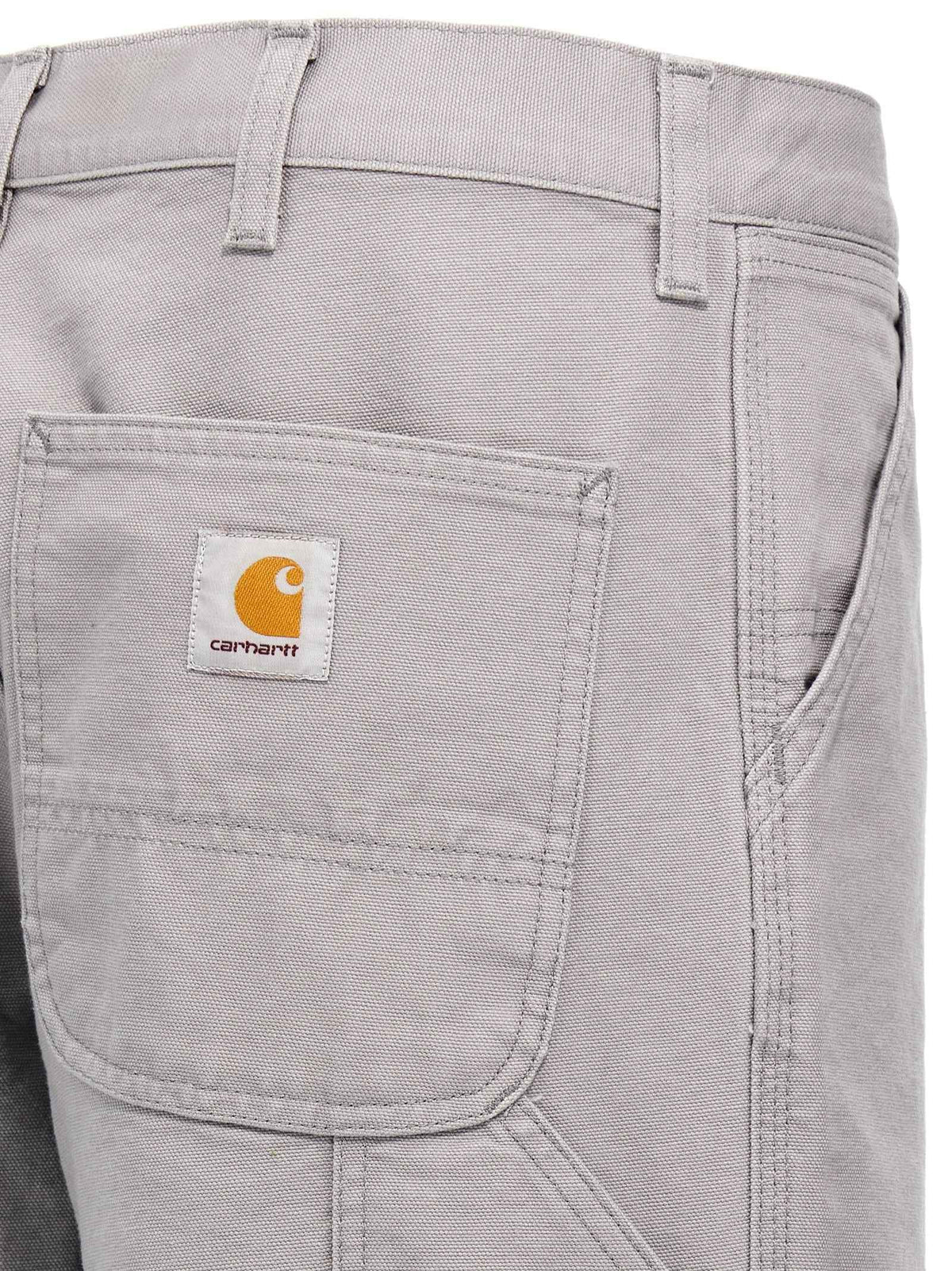 Gray Organic Cotton Casual Pants