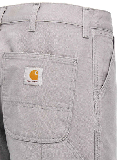 Gray Organic Cotton Casual Pants