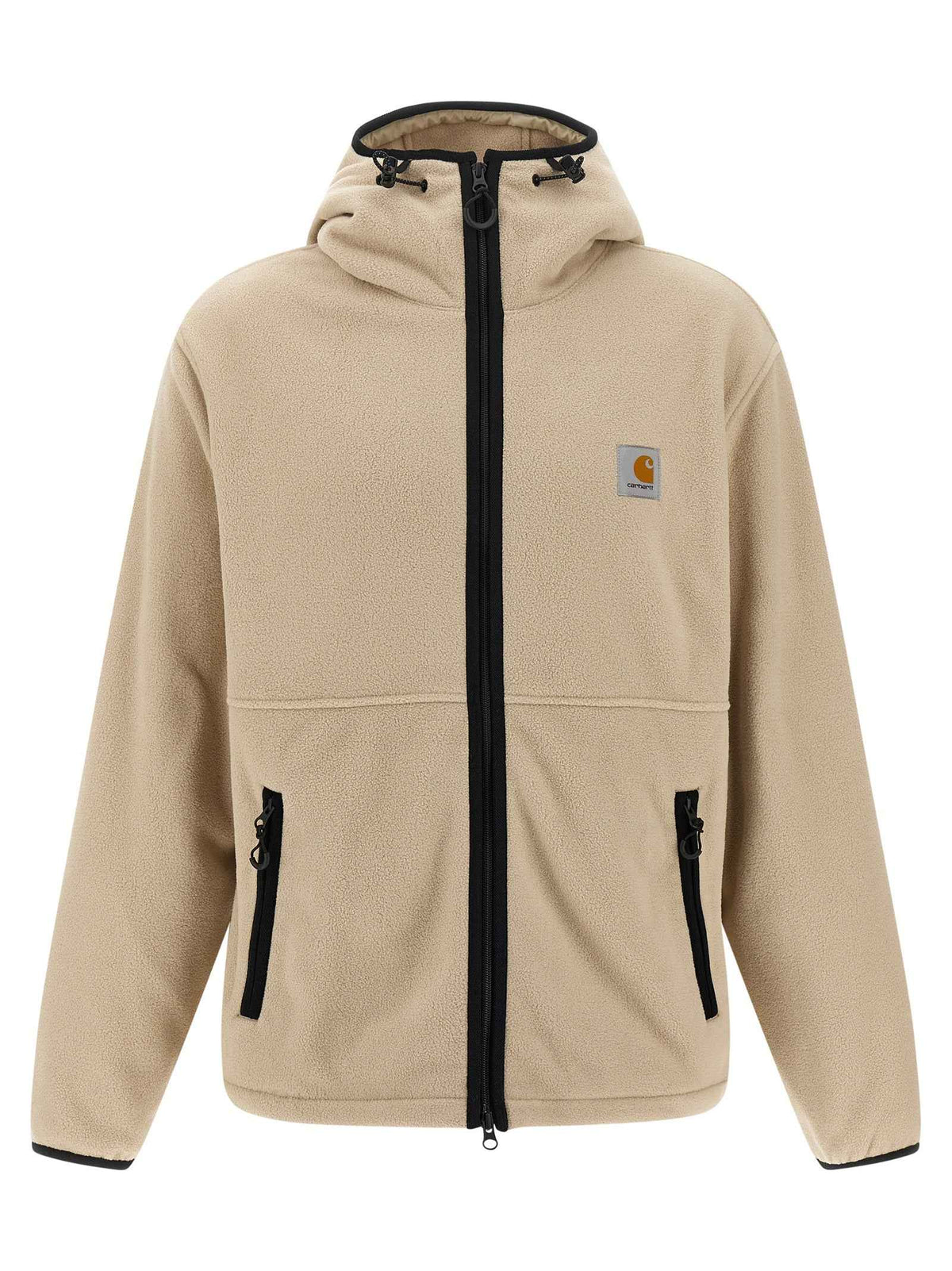 Beige Polyester Shell Jacket