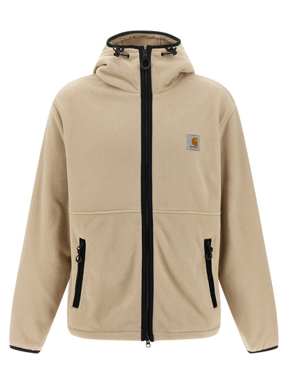 Beige Polyester Shell Jacket