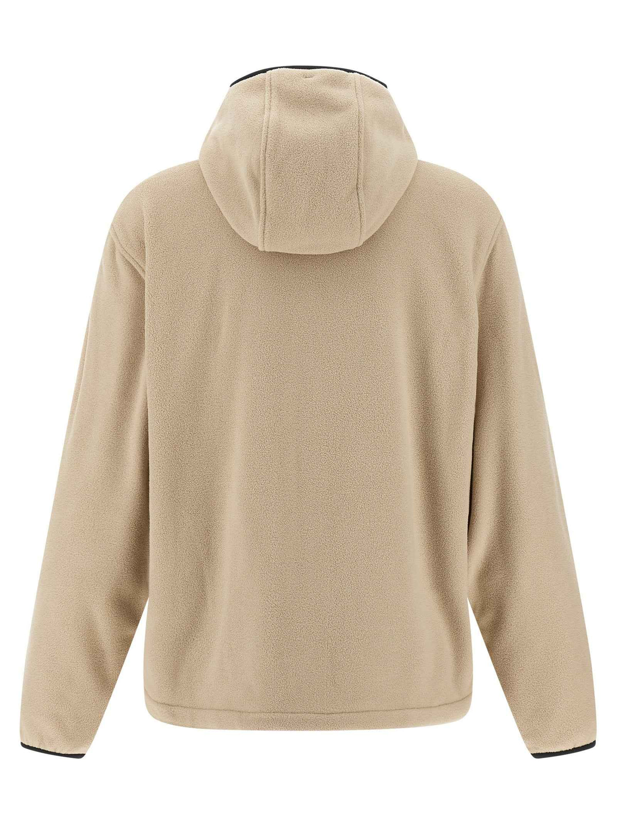 Beige Polyester Shell Jacket