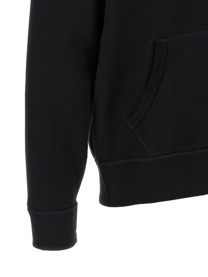 Black Cotton Sweatshirt