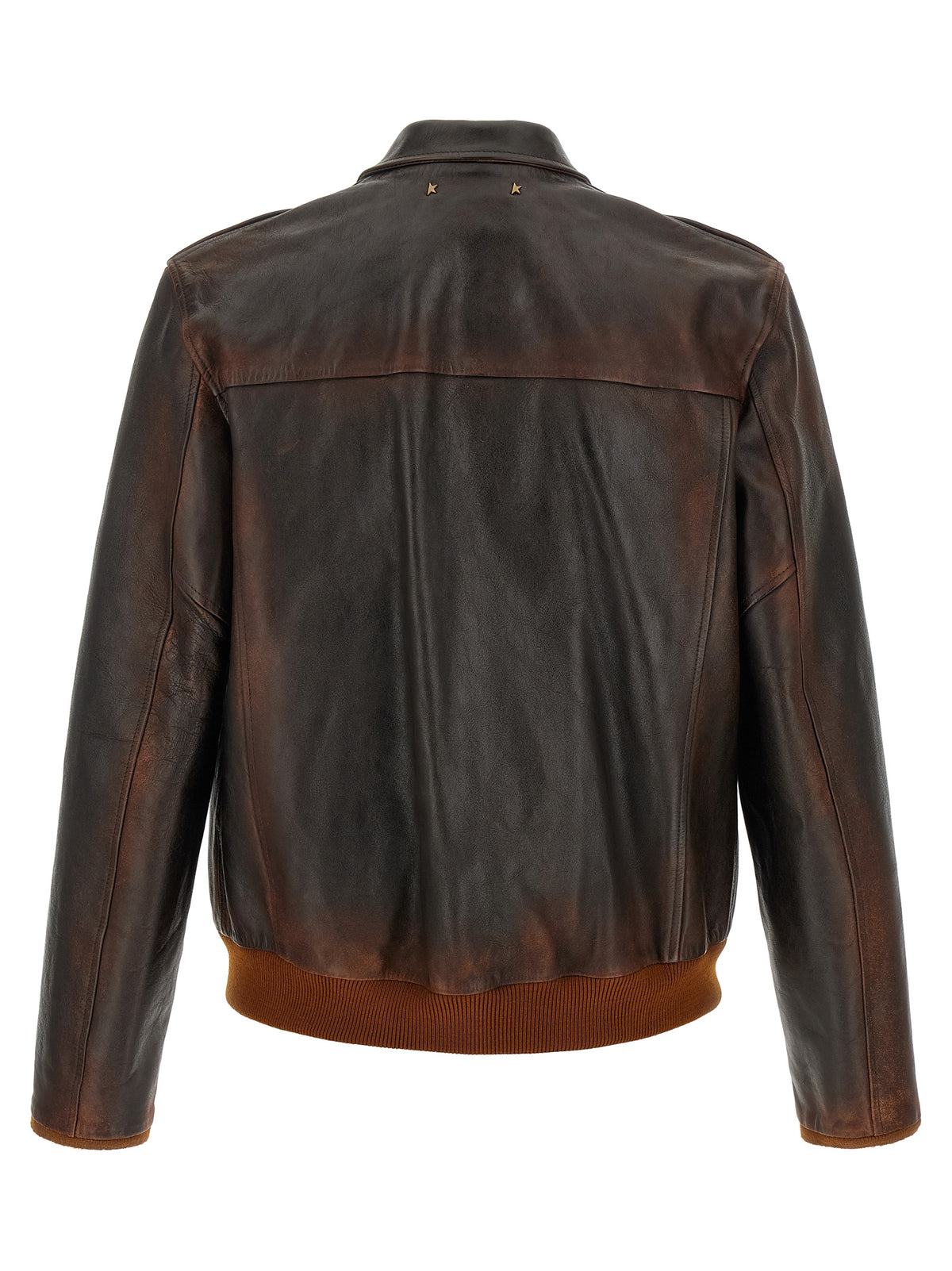 Brown Cowhide Leather Jacket