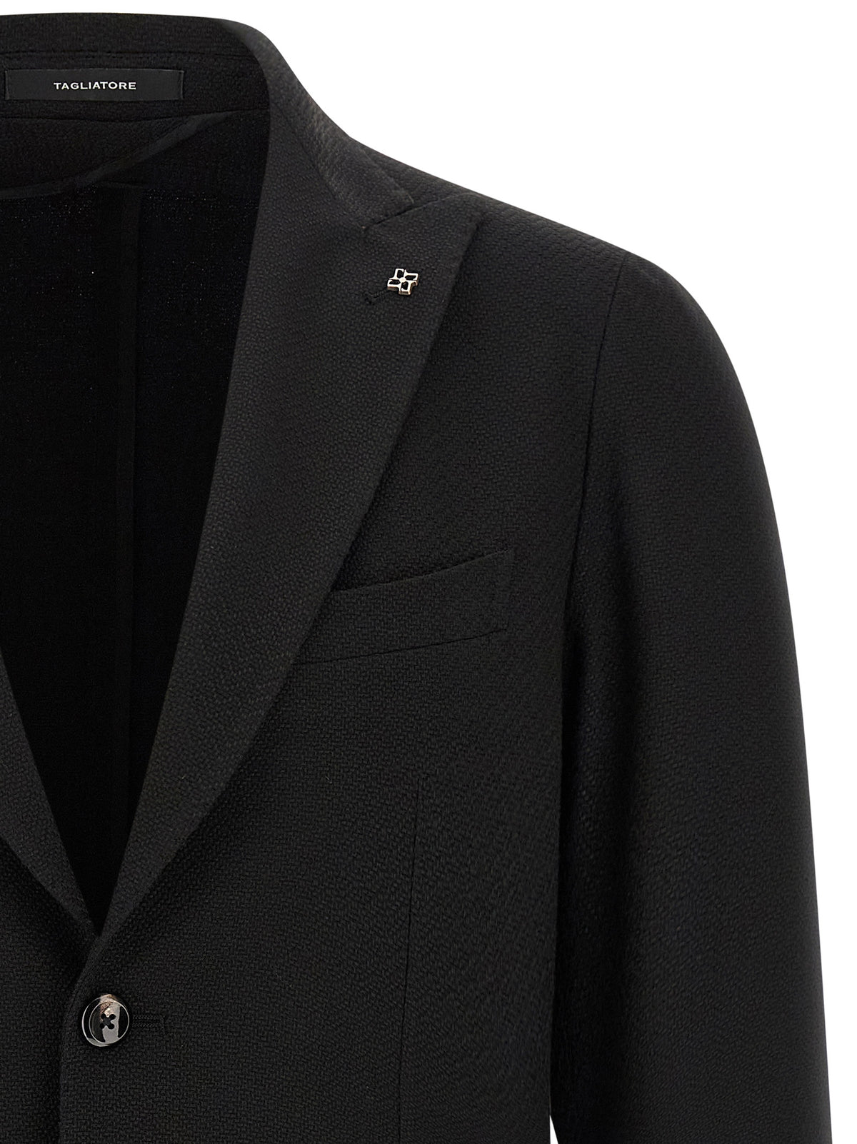 Black Virgin Wool Blazer