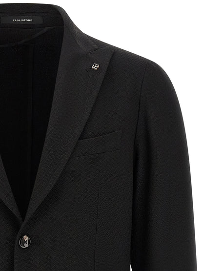 Black Virgin Wool Blazer