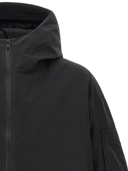 Black Recycled Polyester Shell Jacket