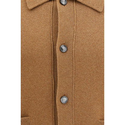 Brown Wool Oves Aries Cardigan