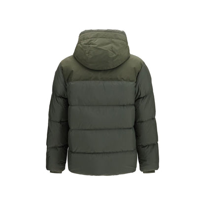 Bicolor Polyamide Full-Length Jacket