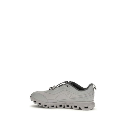 Gray Polyester Athletic Sneakers