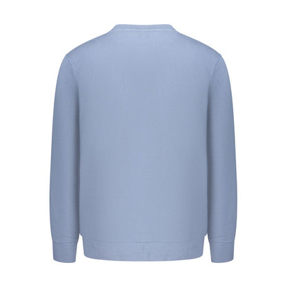 Blue Cotton Men's Sweatshirt