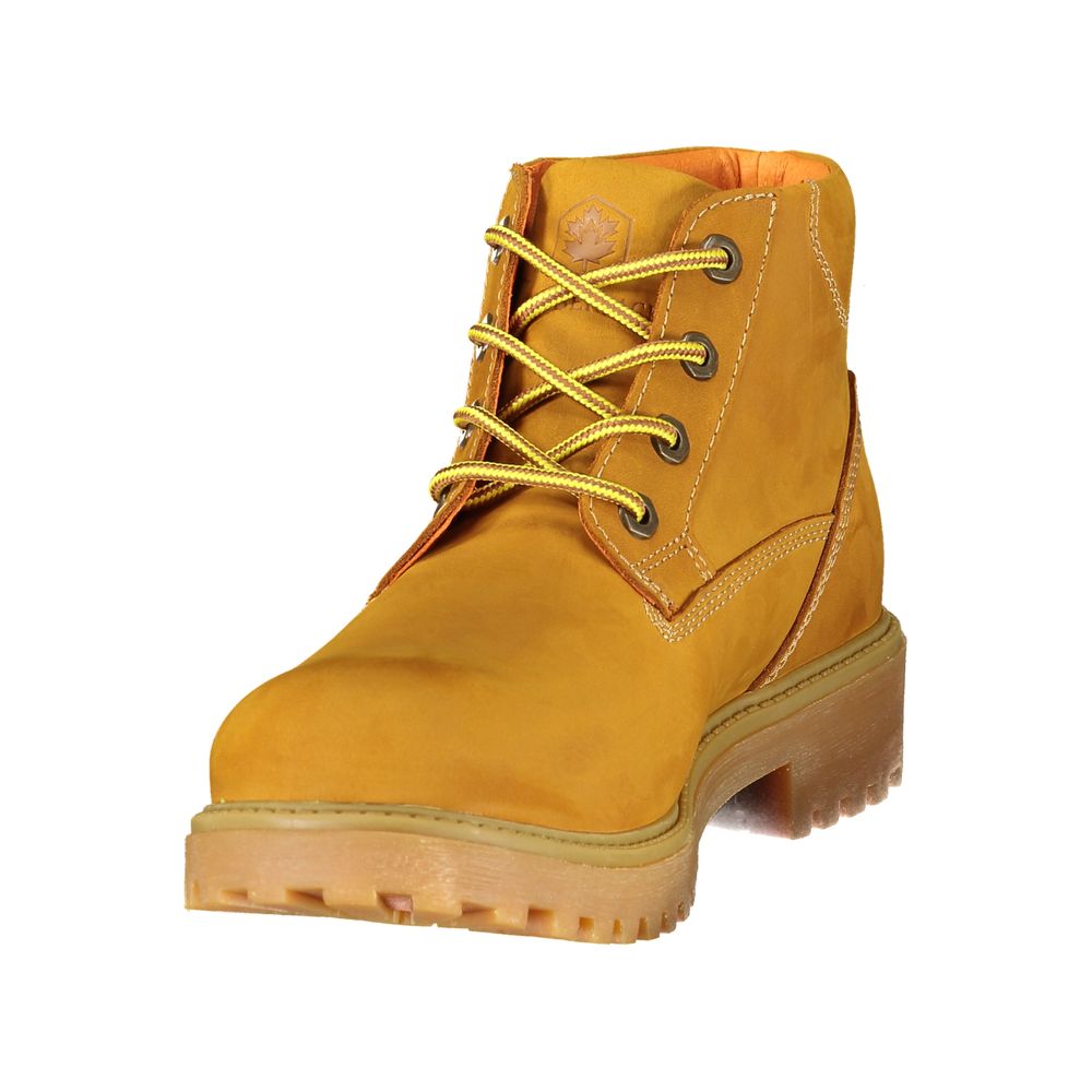 Yellow Leather Men's Sneaker