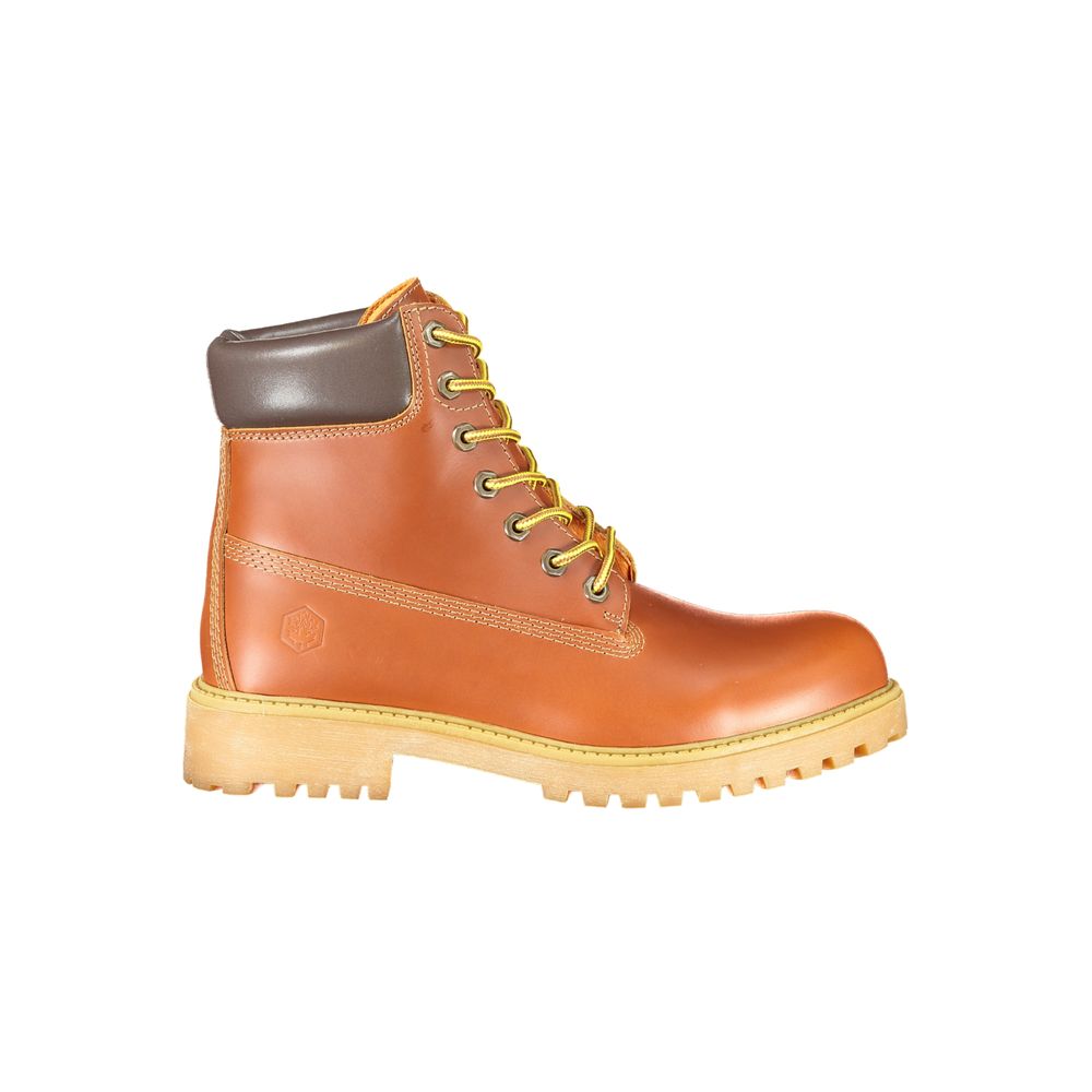 Brown Leather Men's Sneaker
