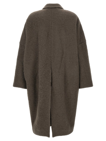 Gray Marabou Coat