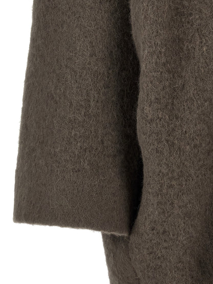 Gray Marabou Coat