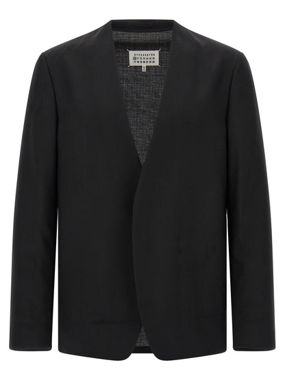 Black Virgin Wool Blazer