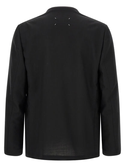Black Virgin Wool Blazer