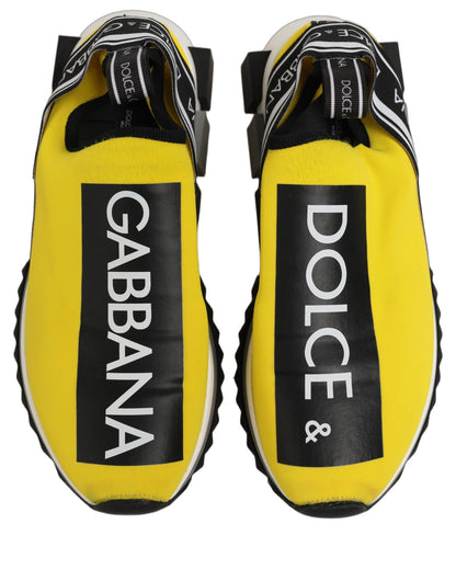 Yellow Sorrento Low Top Men Sneakers Shoes