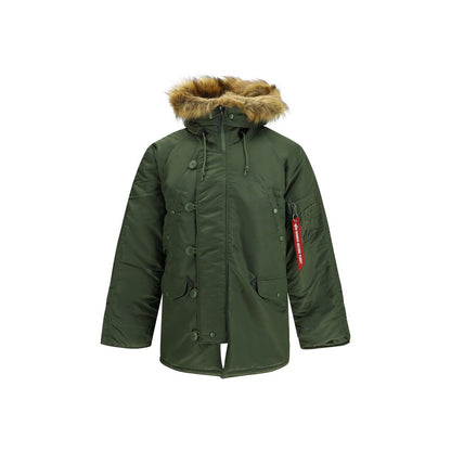 Bicolor Nylon Full-Length Jacket