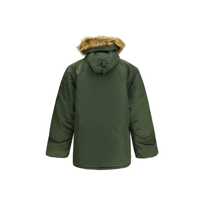 Bicolor Nylon Full-Length Jacket