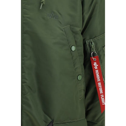 Bicolor Nylon Full-Length Jacket