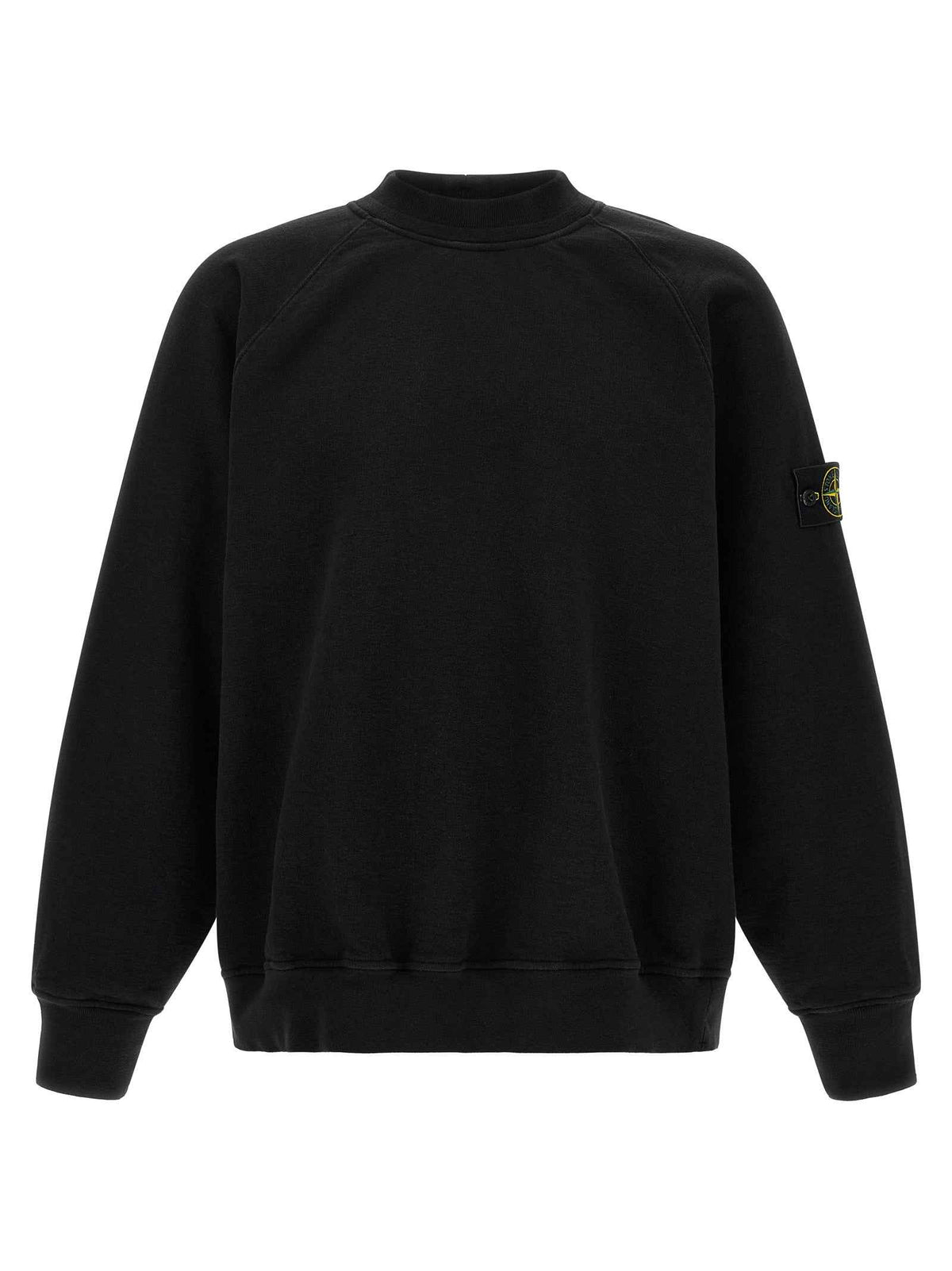 Black Cotton Sweatshirt