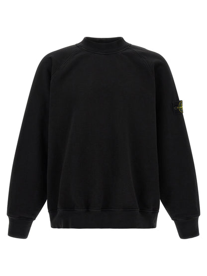 Black Cotton Sweatshirt
