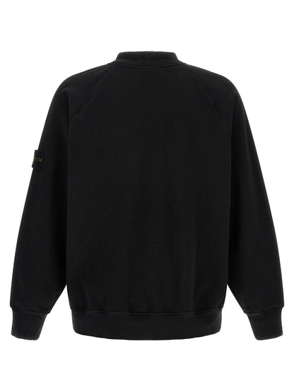 Black Cotton Sweatshirt