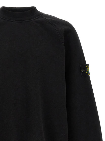Black Cotton Sweatshirt