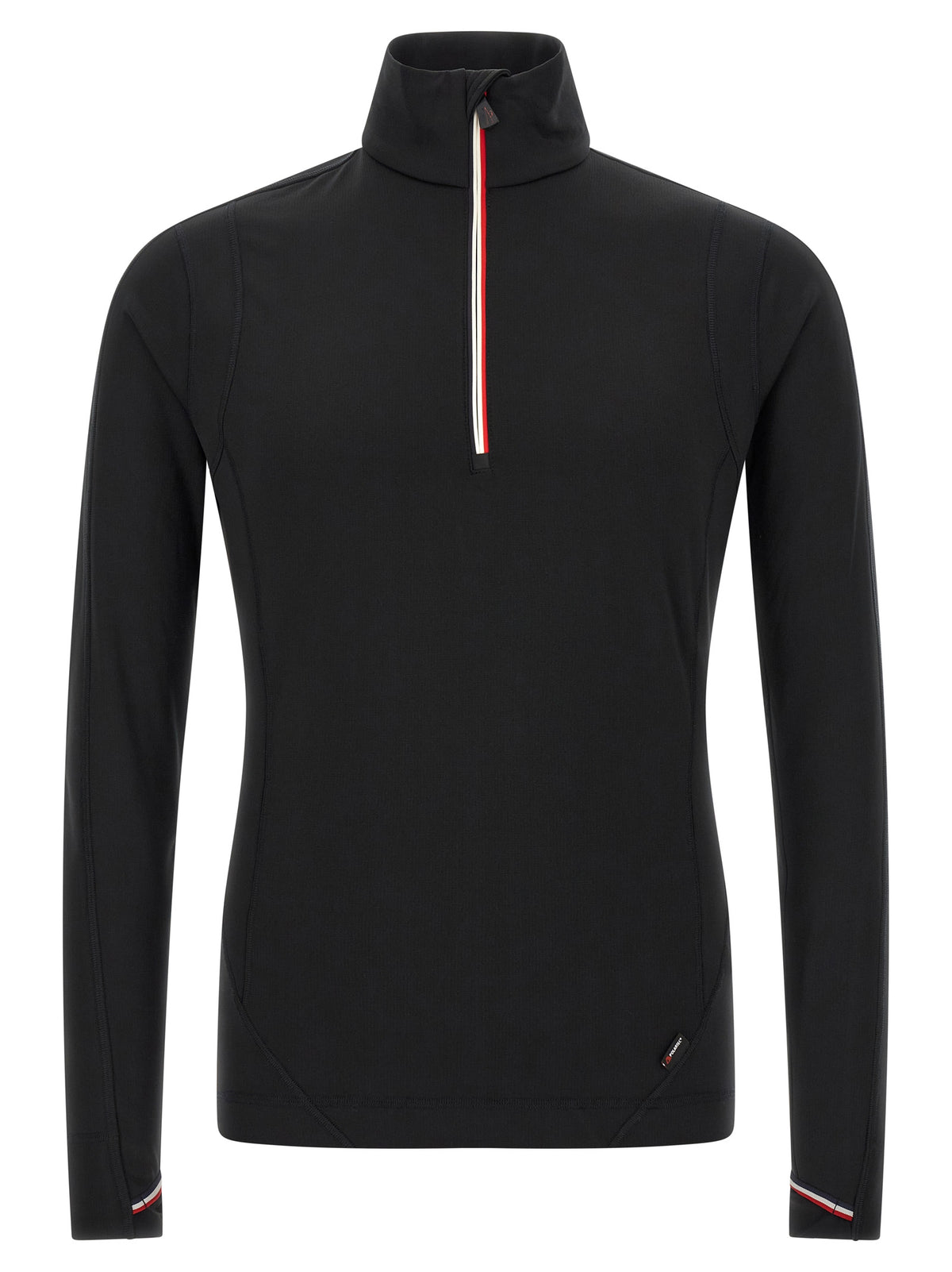 Black Polyamide Sweatshirt