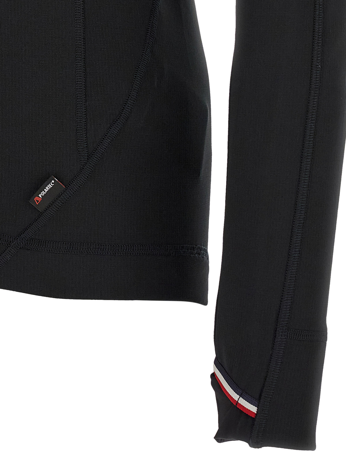 Black Polyamide Sweatshirt