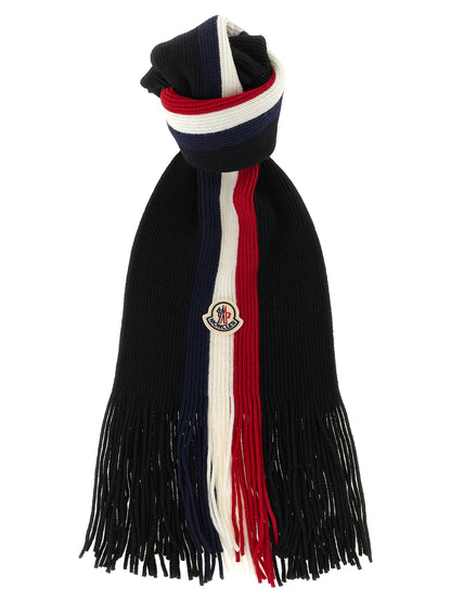 Black Virgin Wool Foulard